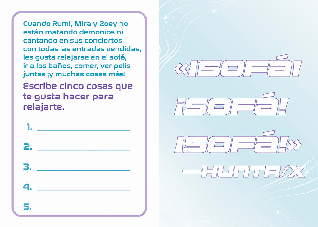 K-Pop Demon Hunters: mi diario golden / KPop Demon Hunters: My Golden Journal interior 3 (ISBN 9798890988386) [onix:cda666040febbf9e10bb9f1e8fde2bd2]