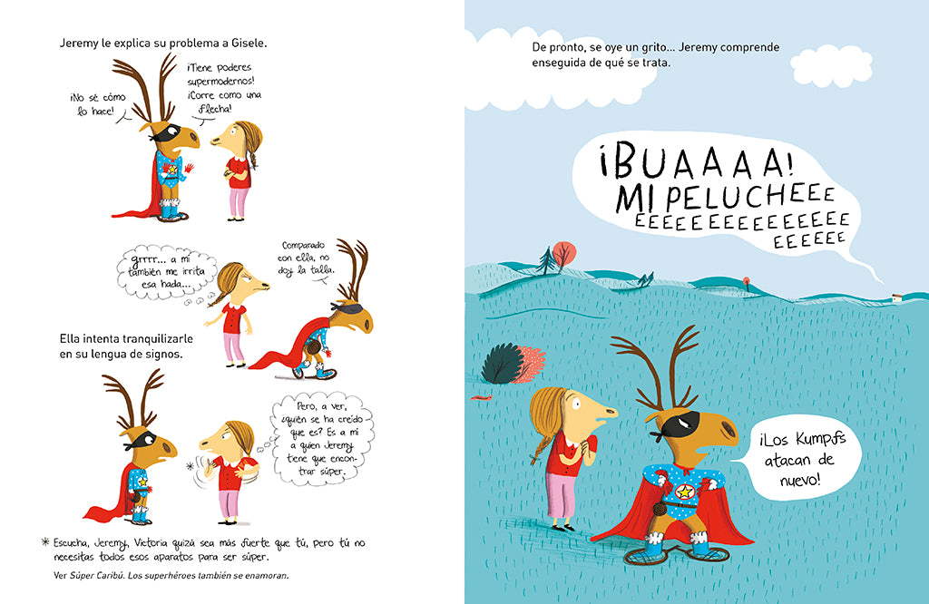 Super Caribú: Solo hay un superhéroe en la ciudad / Super Caribou: There Is Only One Superhero In Town interior 3 (ISBN 9788448855284) [onix:39c3268395e0531f3105f013bf034420]