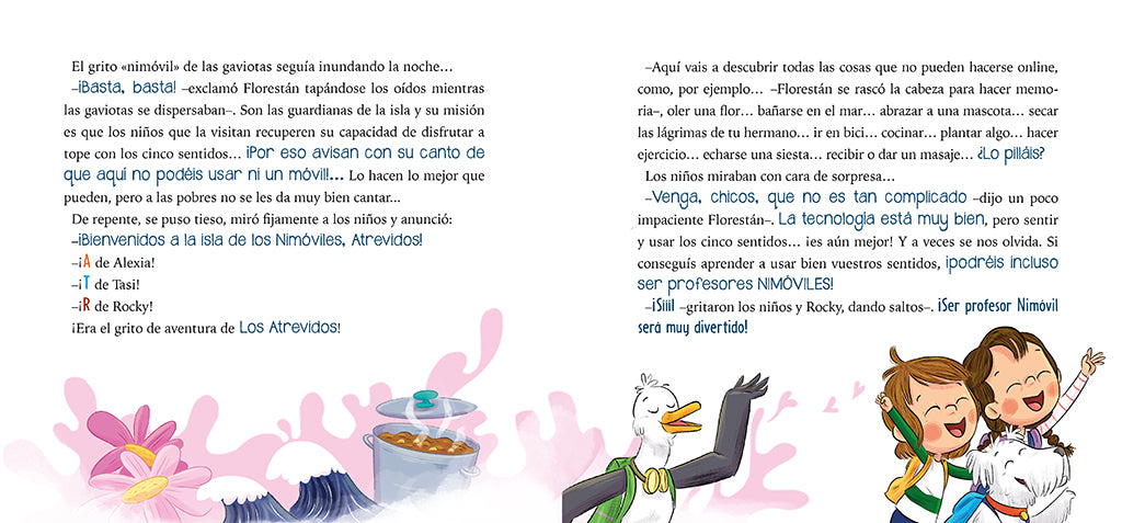 Los Atrevidos en la isla de los Nimóviles / The Daring on NoMobiles Island (Workshop of Emotions) interior 2 (ISBN 9788448866518) [onix:54a7e57b955872e32da8d545d6ff11b9]