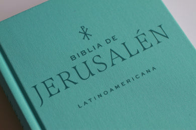 Biblia Católica Biblia de Jerusalén Latinoamericana, tapa dura, tela azul turquesa, edición de regalo / Spanish Jerusalem Bible, Latin American Edition, HC interior 6 (ISBN 9798890984241) [onix:254df31b0946b3e215b4e0ded2d347e1]
