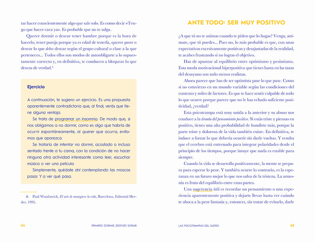 Primero dormir, después soñar: Un libro para combatir el insomnio / First Sleep, Then Dream: A Book to Fight Insomnia interior 3 (ISBN 9788418055669) [onix:6e2d00a18d074f52ac2603b996a8c347]