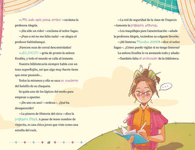 La fiesta sorpresa: Aventuras y volteretas a la luz de las estrellas / The Surprise Party: Adventures and Somersaults Under the Stars interior 2 (ISBN 9788419688408) [onix:eb0f69bd9ec5337e8a7fe09f9b803df6]