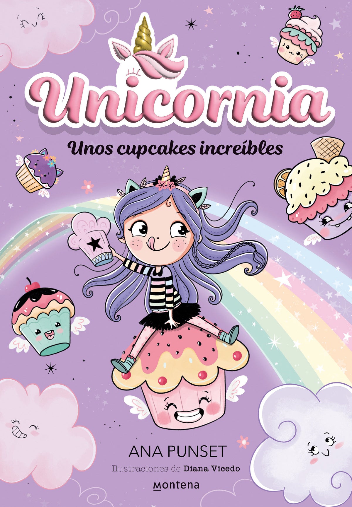 Unos cupcakes increíbles / Unicornia: Incredible Cupcakes cover (ISBN 9788419357199) [onix:997113ad00fe2f52497bd888528d4c63]