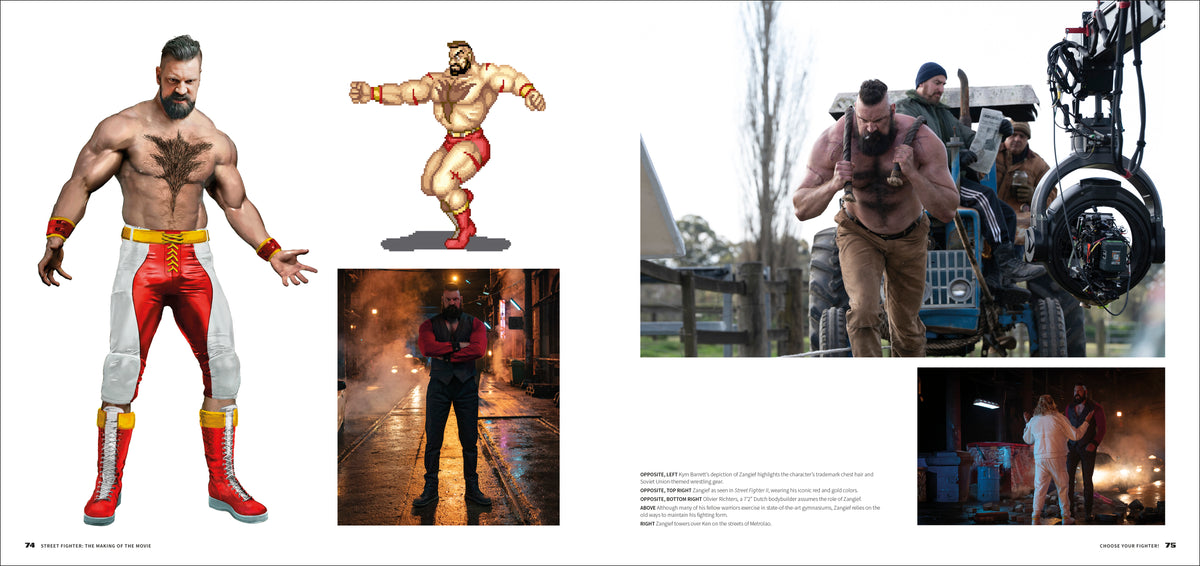 Street Fighter The Making of the Movie interior 5 (ISBN 9780241785096) [onix:0bba7b75d7d64fef9df473beb46455b0]