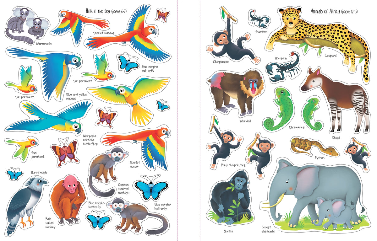 First Sticker Book Jungle interior 1 (ISBN 9781409582380) [onix-asset:bb63eb7d3f8dbca039a968b1486e6e95ab0dc799b7e027c2290ee2fe0bd8ae29]