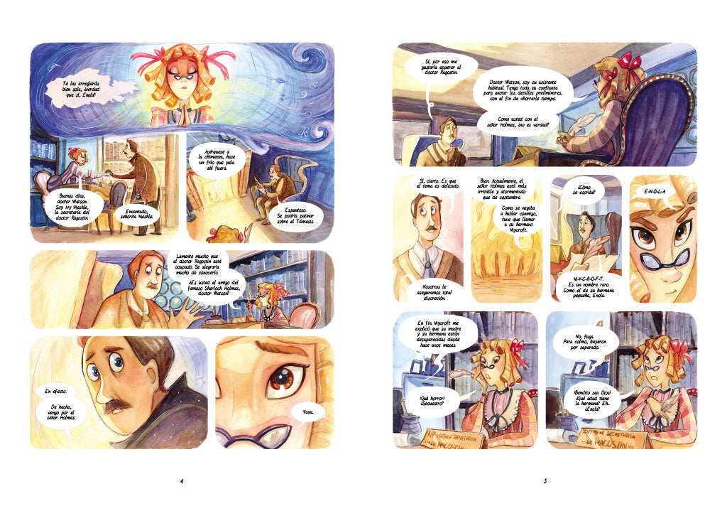 Enola Holmes y el sorprendente caso de Lady Alistair / Enola Holmes: The Case of the Left - Handed Lady interior 1 (ISBN 9788402422910) [onix:0f02e10bafb9ff478a6f89a38875fa4a]