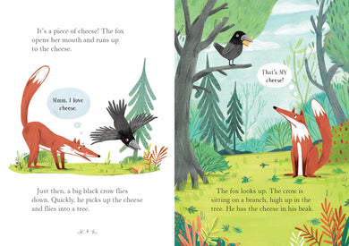 The Fox and the Crow interior 1 (ISBN 9781474989121) [onix-asset:ac3eb44c6ba1e390adc72e86042cfe1d052bd2b65a70d8513e9908d28eca1ad7]