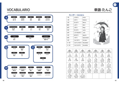 Watashi No Nihongo. Aprende japonés de forma divertida, ordenada y muy aesthetic. Orientado a conseguir el nivel Noken 5 / Japanese for Spanish Speakers interior 1 (ISBN 9786073855181) [onix:abf741849f68bf82435e0a79169d779f]