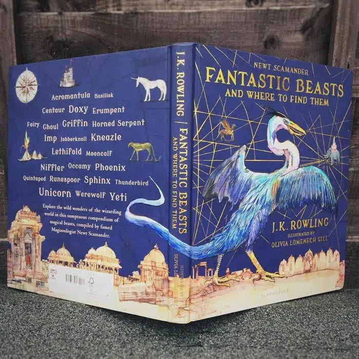 Fantastic Beasts and Where to Find Them Illustrated Edition (Hardback) (Harry Potter) (J.K. Rowling) Bloomsbury