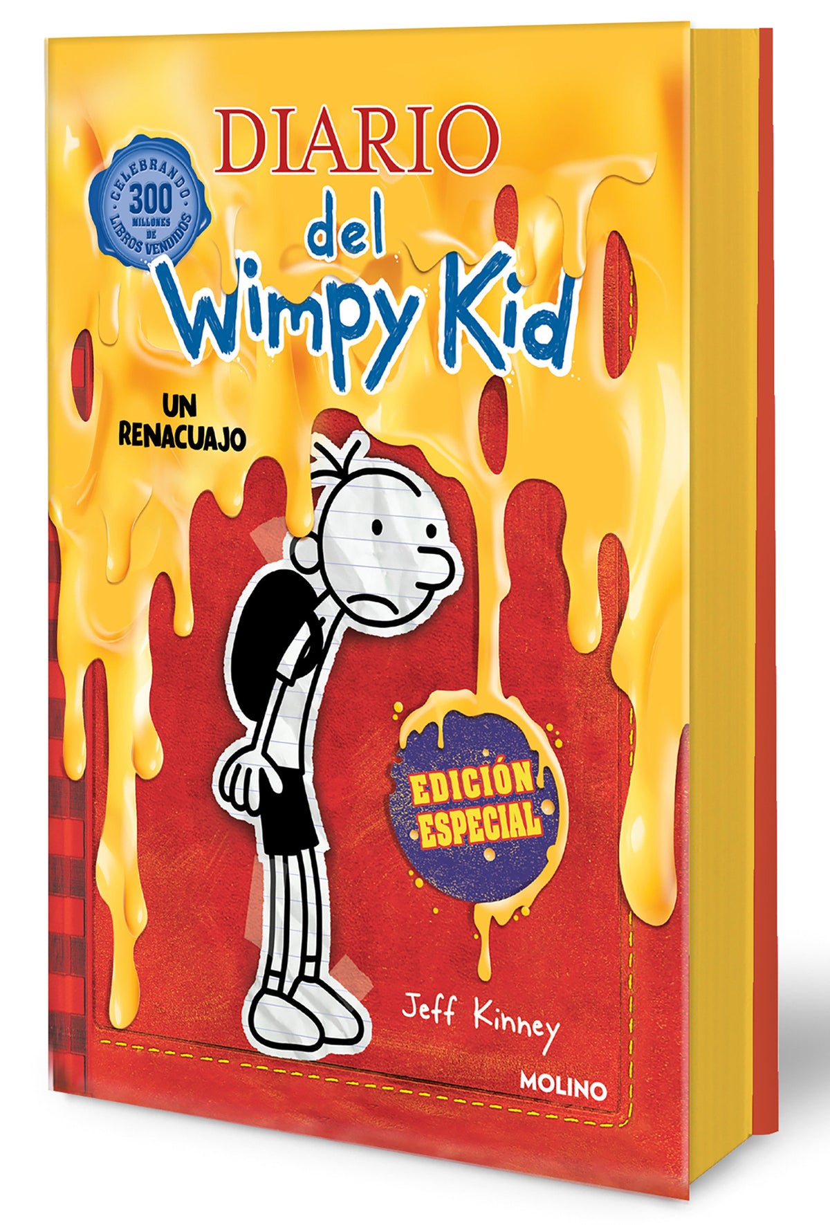 Diario del Wimpy Kid: Un renacuajo (Edición cantos pintados) / Diary of a Wimpy Kid (Sprayed Edges Edition) cover (ISBN 9798890985170) [onix:0cbd7c073f7bbe07e3a1aaa0e5857297]