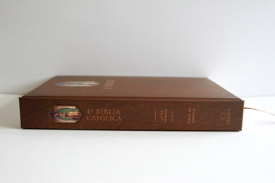La Biblia Católica: Edición letra grande. HC, marrón con índice, Virgen de Guadalupe en la cubierta / Catholic Bible. HC, Brown, index, with Virgin of Guada interior 2 (ISBN 9798890982179) [onix:73ac552745c22be3018d019782b64e2c]