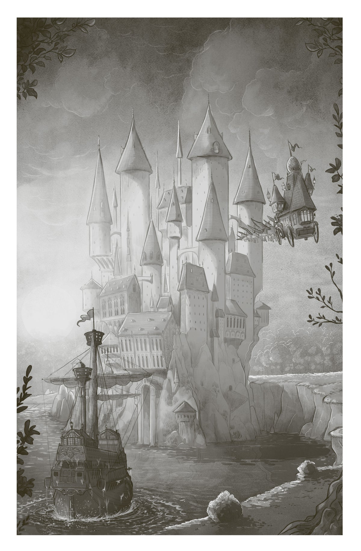 Harry Potter y el cáliz de fuego (Edición con ilustraciones de Xavier Bonet) / Harry Potter and the Goblet of Fire interior 8 (ISBN 9798890984920) [onix:9094e5703c421260da122a34f277b0d1]