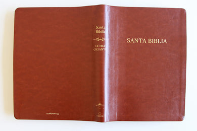 Biblia Reina Valera Revisada 1960 letra súper gigante, símil piel marrón / Spanish Bible RVR 1960 Super Giant Print, Brown Leathersoft interior 3 (ISBN 9798890980755) [onix:ec880d93b1b92853605b98c631540c03]