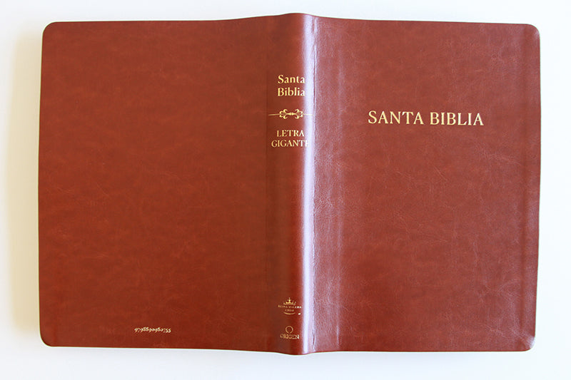 Biblia Reina Valera Revisada 1960 letra súper gigante, símil piel marrón / Spanish Bible RVR 1960 Super Giant Print, Brown Leathersoft interior 3 (ISBN 9798890980755) [onix:ec880d93b1b92853605b98c631540c03]