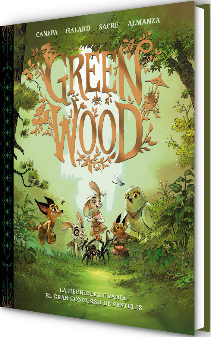 Green Wood. La hechicera Urania · El gran concurso de pasteles / Green Wood. Urania the Sorceress: The Great Cake Contest cover (ISBN 9788448870423) [onix:42e14ac43775b40208a366dfee0833e7]