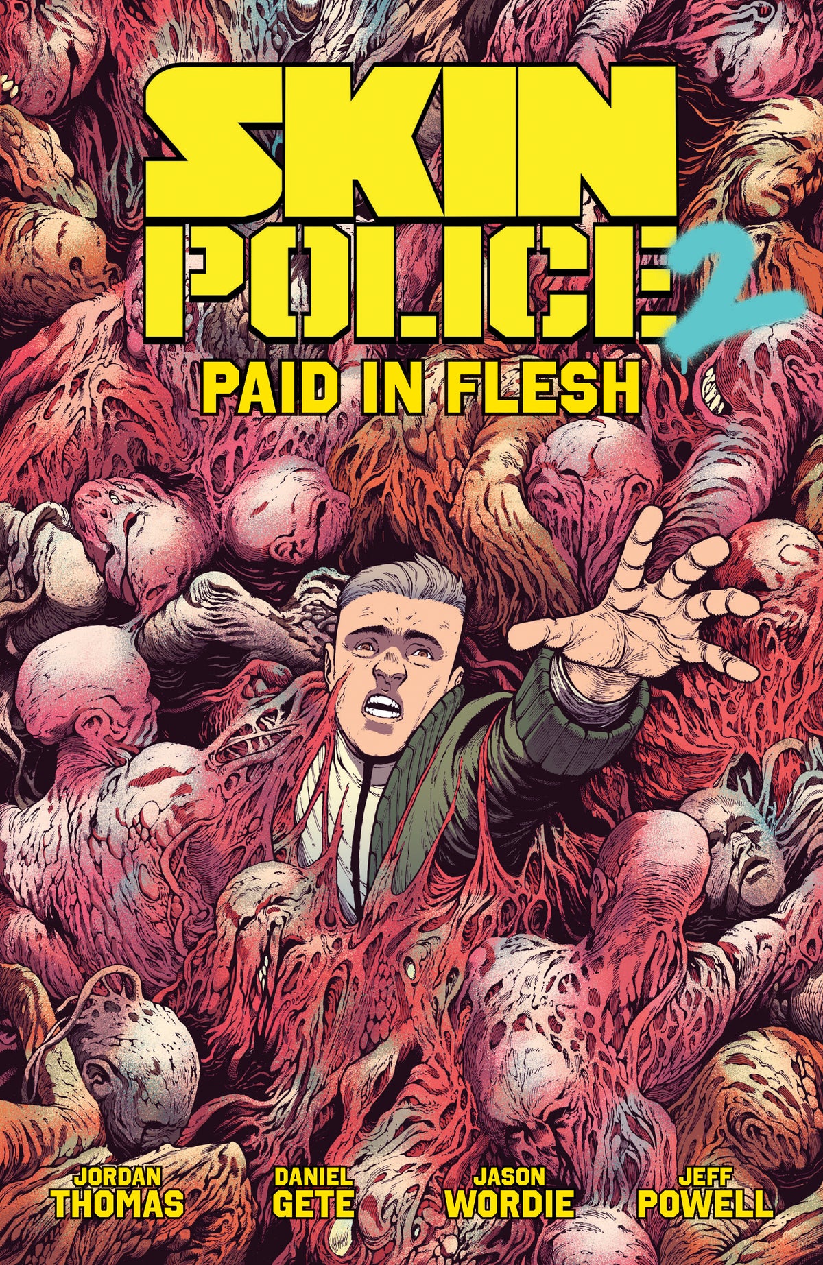 Skin Police Vol. 2: Paid in Flesh cover (ISBN 9798894881096) [onix:c42bcbb049e15cb26fa58347f8180ced]