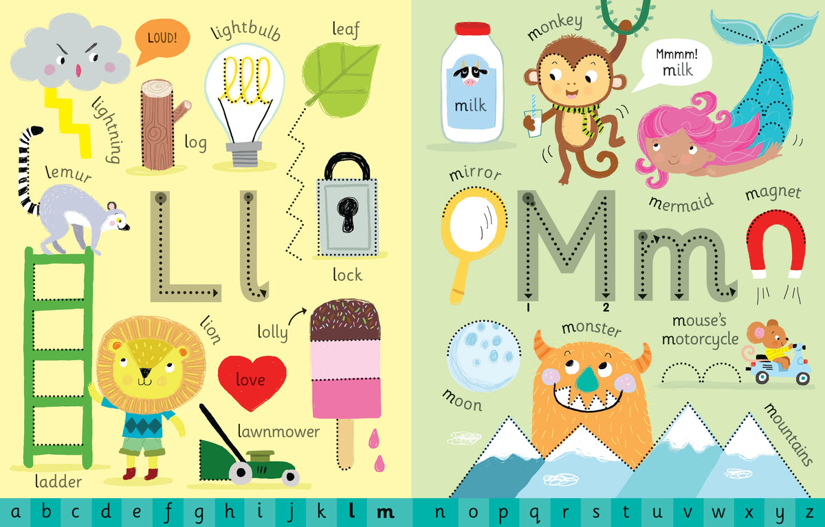 Early Years Wipe-Clean Alphabet interior 1 (ISBN 9781474986663) [onix-asset:499bcd1c2e63a96023845cee879013ac99422caf1a6fd64879a33d88700e5402]