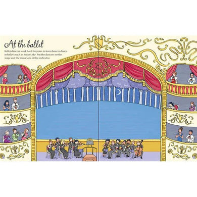First Sticker Book Ballet Usborne
