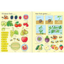First Sticker Book Fruit and Vegetables Usborne