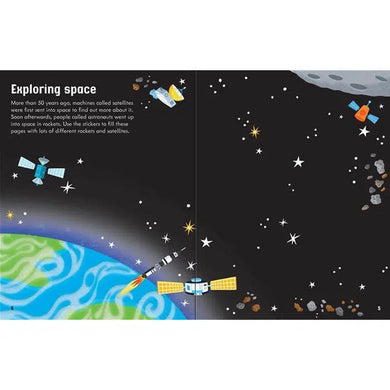 First Sticker Book Space Usborne