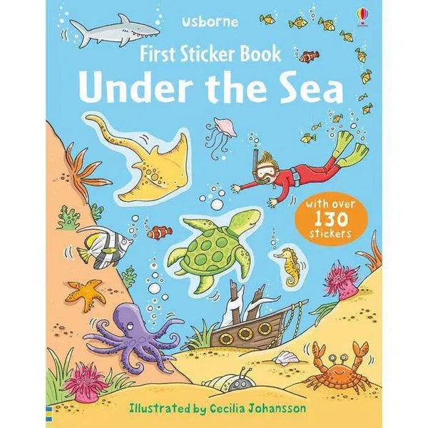 First Sticker Book Under the Sea Usborne