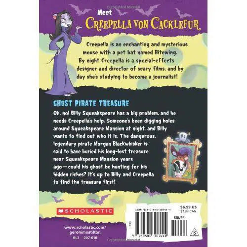 Geronimo Stilton Creepella Von Cacklefur #03 Ghost Pirate Treasure Scholastic