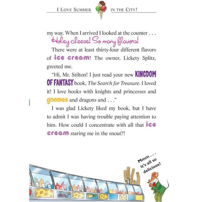 Geronimo Stilton Kingdom of Fantasy #07 The Enchanted Charms Scholastic