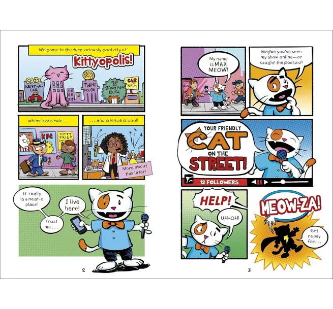 Max Meow 5-book Set (John Gallagher)-Graphic novel / Comic book / Manga: genres-買書書 BuyBookBook