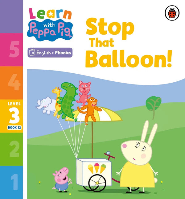 Learn with Peppa Phonics Level 3 Book 12 – Stop That Balloon! (Phonics Reader)-Educational: First / native language: Readers and reading schemes-買書書 BuyBookBook