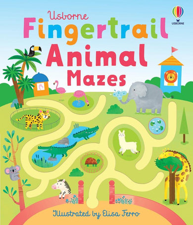 Fingertrail Animal Mazes-Children’s interactive and activity books and kits-買書書 BuyBookBook
