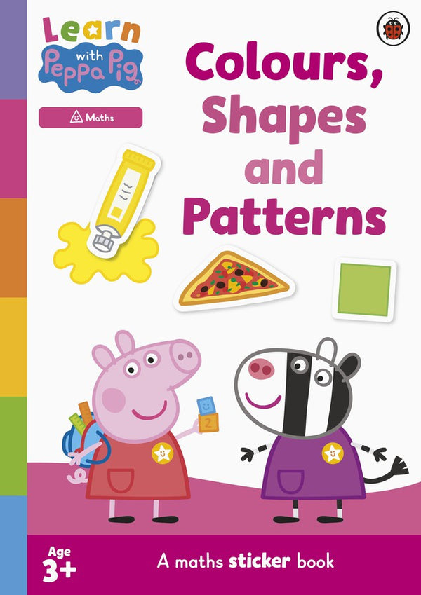 Learn with Peppa: Colours, Shapes and Patterns sticker activity book-Early years / early learning concepts-買書書 BuyBookBook