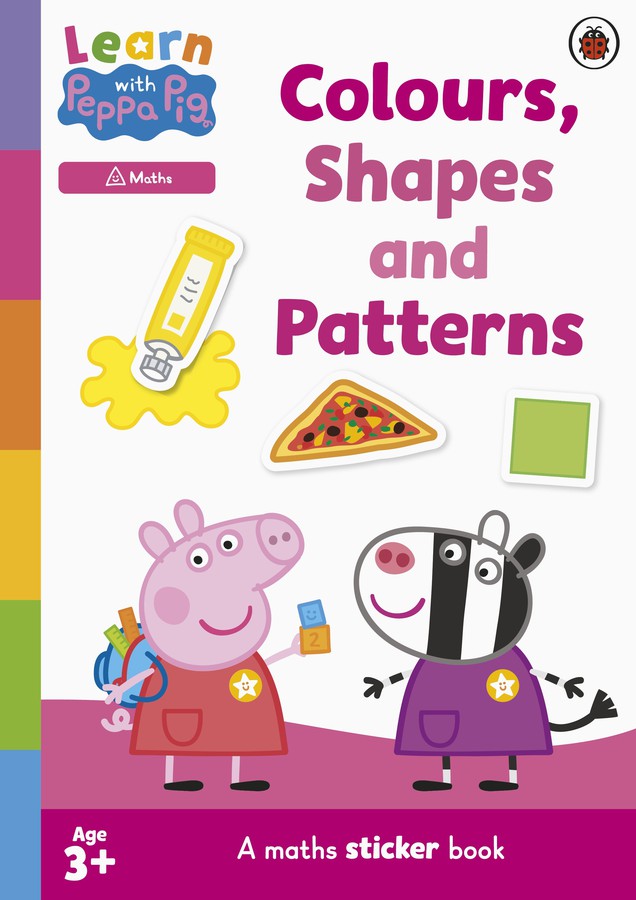Learn with Peppa: Colours, Shapes and Patterns sticker activity book-Early years / early learning concepts-買書書 BuyBookBook