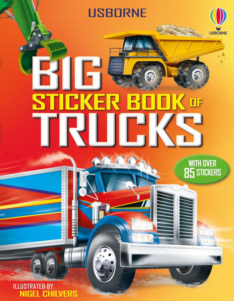 Big Sticker Book of Trucks-Children’s interactive and activity books and kits-買書書 BuyBookBook