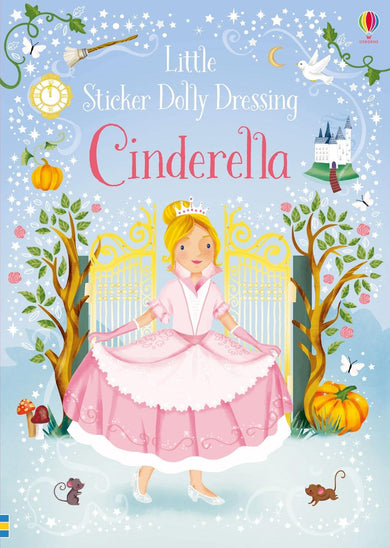 Little Sticker Dolly Dressing Fairytales Cinderella-Children’s interactive and activity books and kits-買書書 BuyBookBook