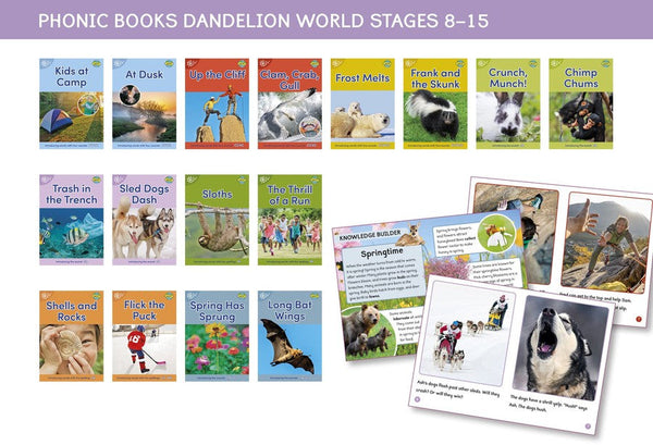 Phonic Books Dandelion World Stages 8-15 (Consonant blends and digraphs)-Language and Linguistics-買書書 BuyBookBook