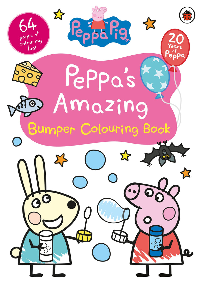 Peppa Pig: Peppa's Amazing Bumper Colouring Book-Children’s interactive and activity books and kits-買書書 BuyBookBook