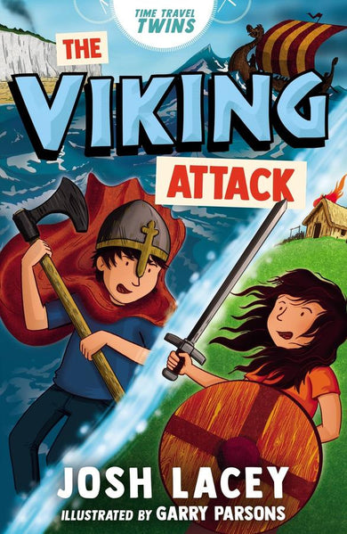 Time Travel Twins: The Viking Attack-Children’s / Teenage fiction: Biographical, historical fiction and true stories-買書書 BuyBookBook