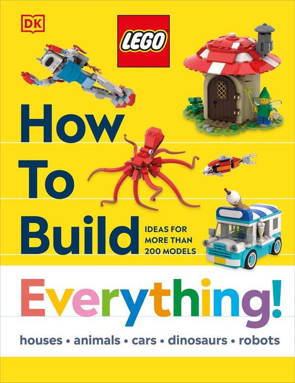 LEGO How to Build Everything!-Children’s interactive and activity books and kits-買書書 BuyBookBook