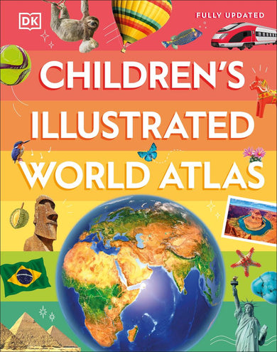 Children's Illustrated World Atlas-Children’s / Teenage reference material-買書書 BuyBookBook