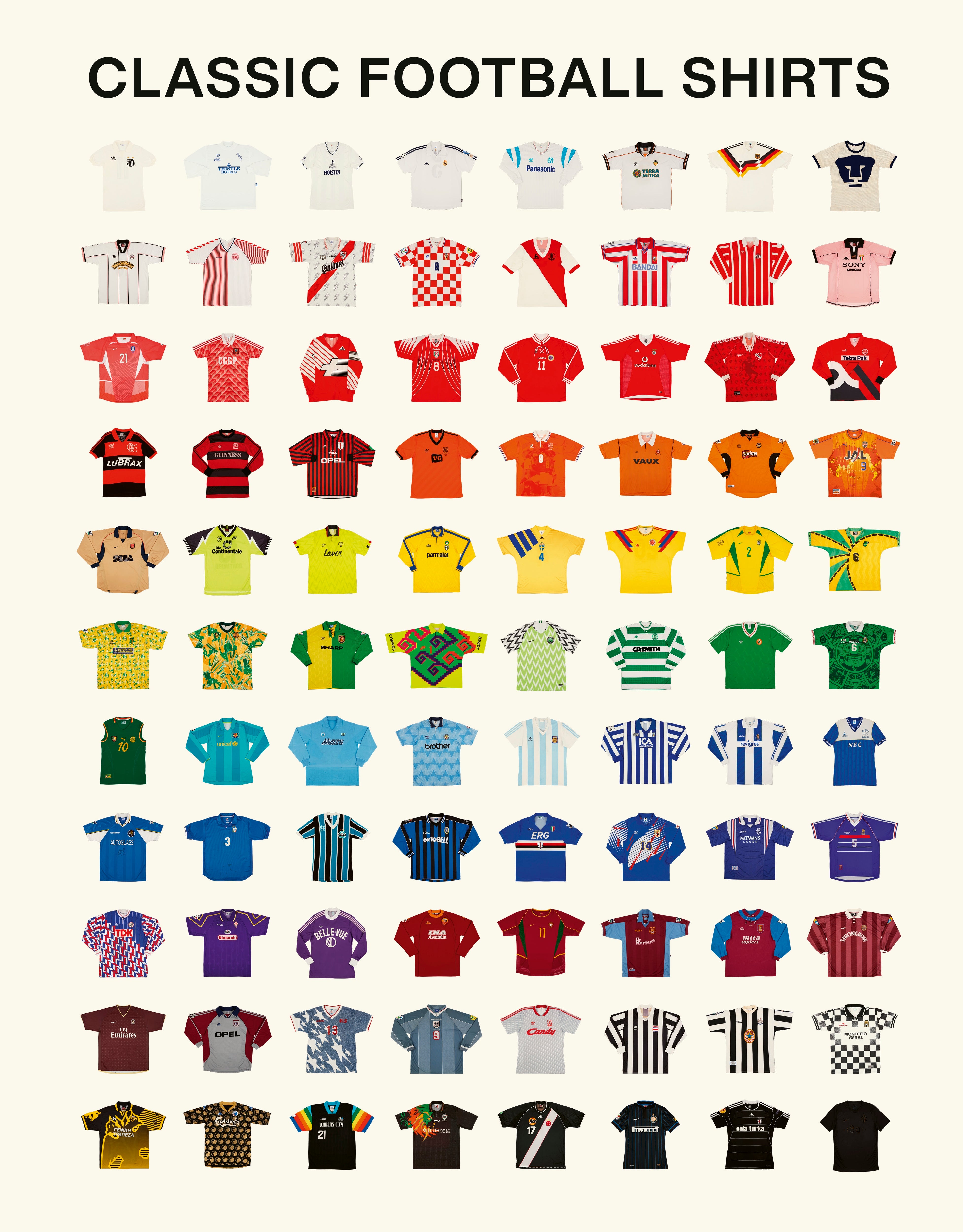 Classic Football Shirts-Football variants and related games-買書書 BuyBookBook