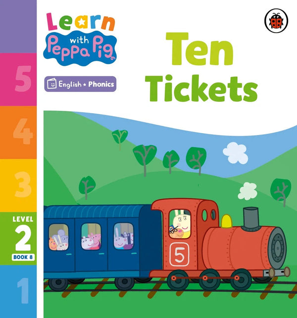 Learn with Peppa Phonics Level 2 Book 8 – Ten Tickets (Phonics Reader)-Educational: First / native language: Readers and reading schemes-買書書 BuyBookBook