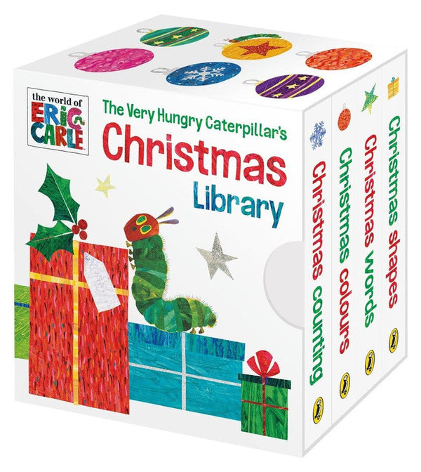 The Very Hungry Caterpillar's Christmas Library-Children’s Early years / early learning concepts-買書書 BuyBookBook