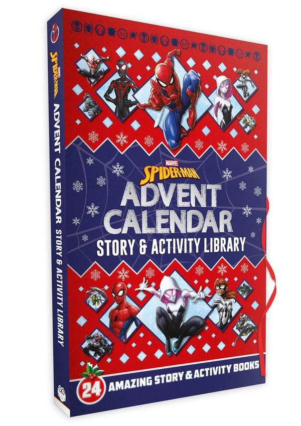 Marvel Spider-Man Advent Calendar Story & Activity Library-Children’s / Teenage general interest: Puzzles and quizzes-買書書 BuyBookBook