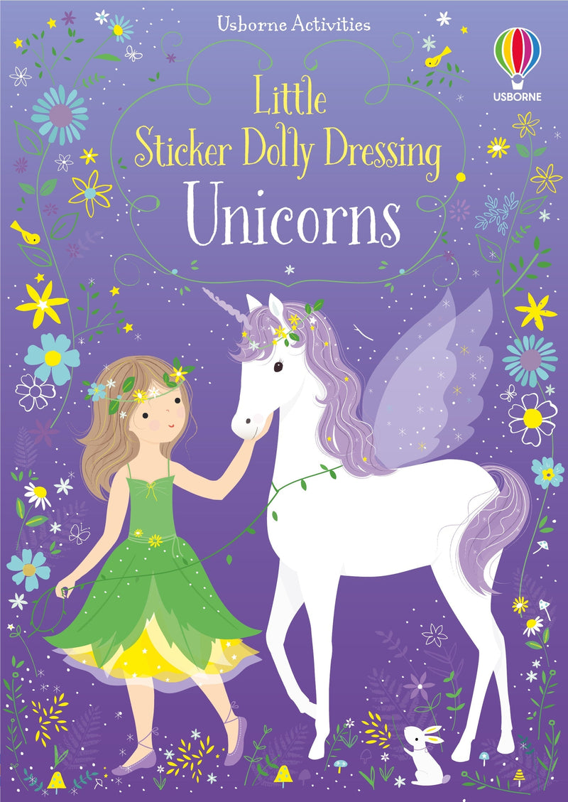 Little Sticker Dolly Dressing Unicorns-Children’s interactive and activity books and kits-買書書 BuyBookBook