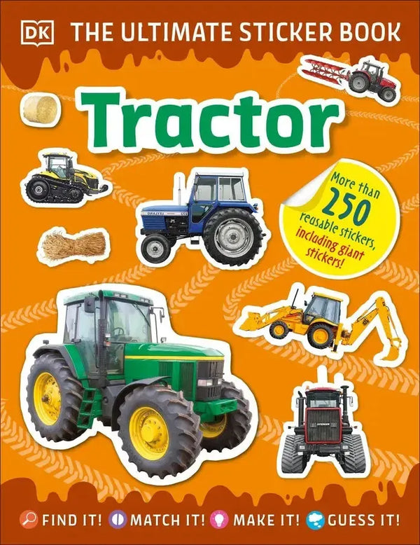 Ultimate Sticker Book Tractor-Children’s interactive and activity books and kits-買書書 BuyBookBook