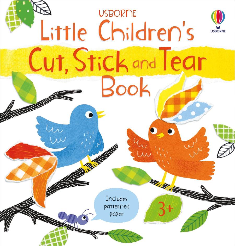 Little Children's Cut, Stick and Tear Book-Children’s interactive and activity books and kits-買書書 BuyBookBook
