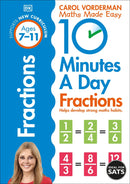 10 Minutes A Day Fractions, Ages 7-11 (Key Stage 2)-Educational: Mathematics and numeracy-買書書 BuyBookBook