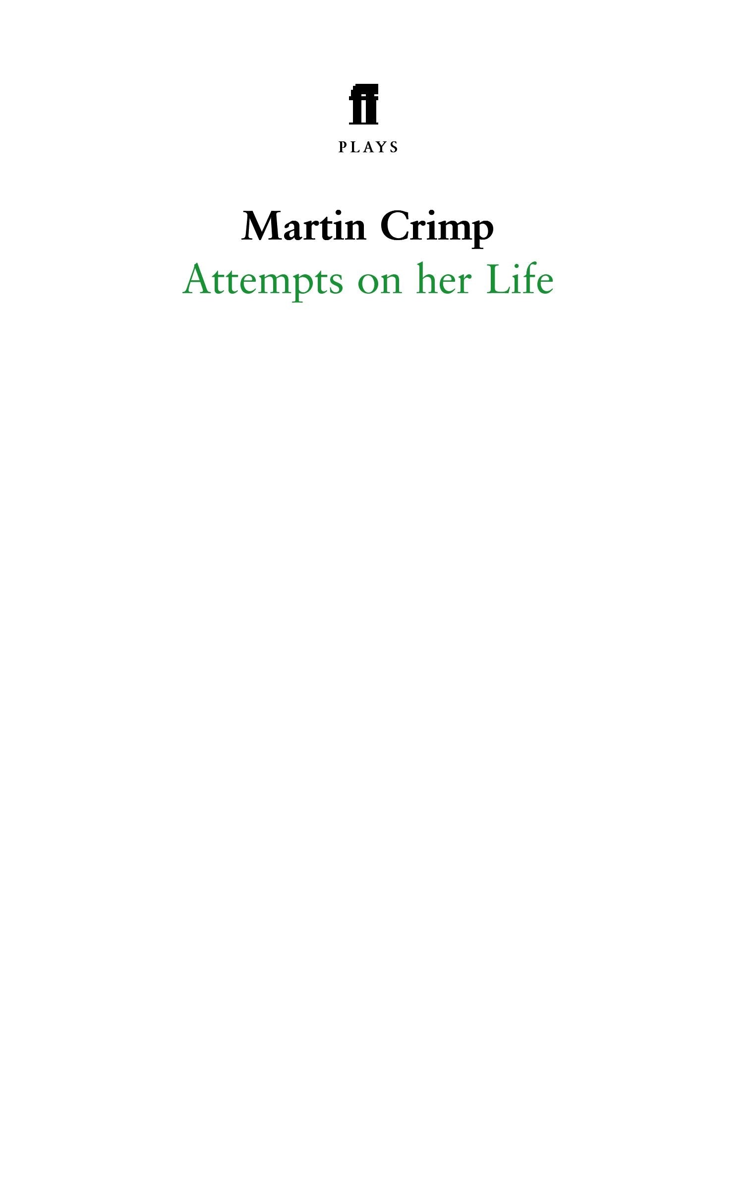 Attempts on Her Life-Plays/ playscripts-買書書 BuyBookBook