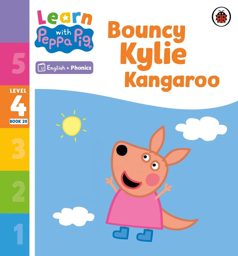 Learn with Peppa Phonics Level 4 Book 20 – Bouncy Kylie Kangaroo (Phonics Reader)-Educational: First / native language: Readers and reading schemes-買書書 BuyBookBook