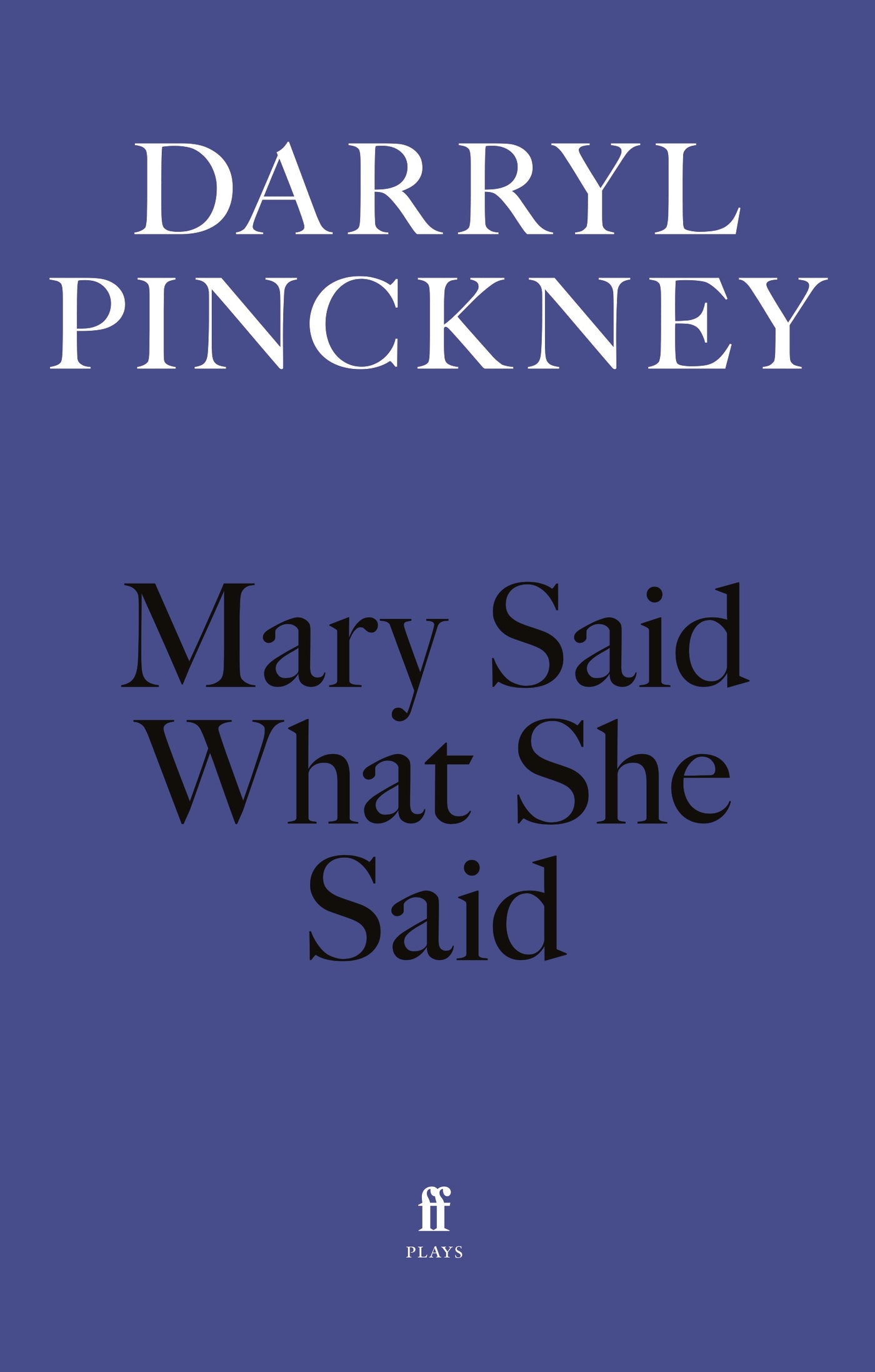 Mary Said What She Said-Plays/ playscripts-買書書 BuyBookBook